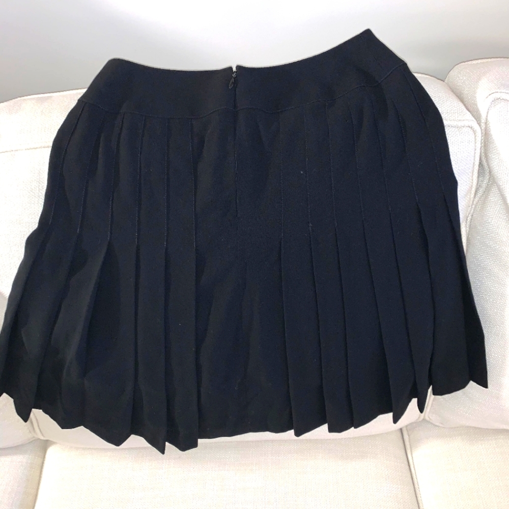 Chanel Pleated Knee Legnth Skirt